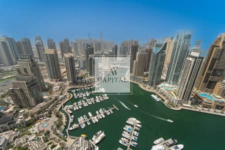 1 Bedroom Apartment for Rent in Dubai Marina, Dubai - Luxury 1 Bed | Panoramic Marina View | Furnished