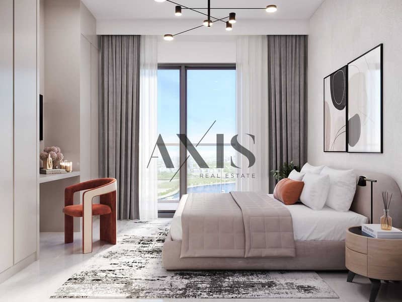 Квартира в Дубай Студио Сити，Azizi Beach Oasis 2，Azizi Beach Oasis 2 Tower A, 2 cпальни, 1427400 AED - 12196166