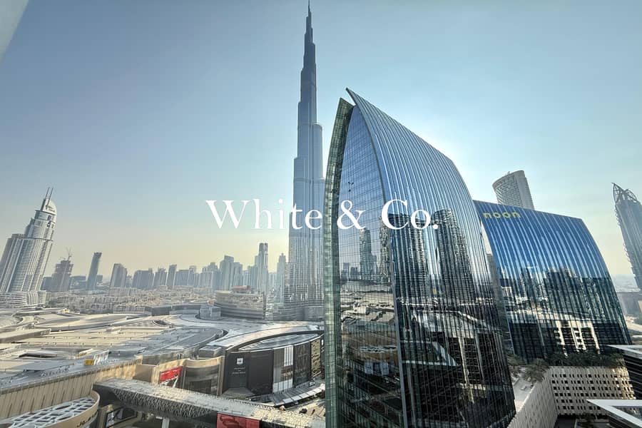 Serviced | Burj Khalifa View | Vacant Now