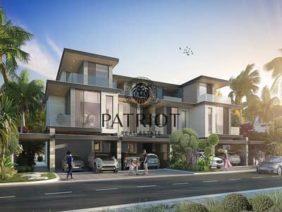 تاون هاوس 4 غرف نوم للبيع في داماك لاجونز، دبي - Morocco Townhouse - 5 Bedroom Front (1). jpg