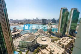 Marina And Sea View | 1BR W/ Balcony | High Floor