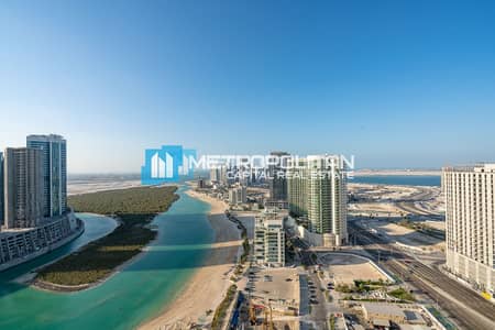 2 Bedroom Apartment for Sale in Al Reem Island, Abu Dhabi - High Floor 2BR w/Balcony|Mangrove View|Rent Refund