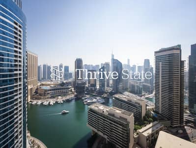 1 Bedroom Apartment for Rent in Jumeirah Beach Residence (JBR), Dubai - Furnish | Full Marina Views | Vacant Sept