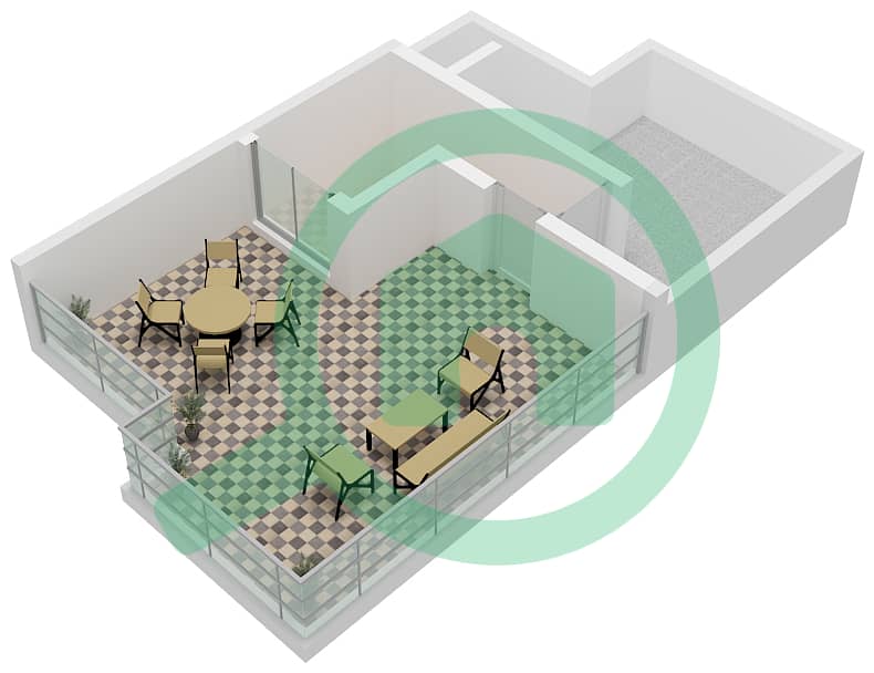 Eterno Prestige Villas - 3 Bedroom Villa Type TH12-E Floor plan Type TH12-E Floor Roof interactive3D