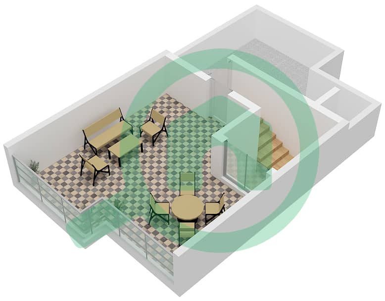 Eterno Prestige Villas - 3 Bedroom Villa Type TH12-M Floor plan Type TH12-M Floor Roof interactive3D