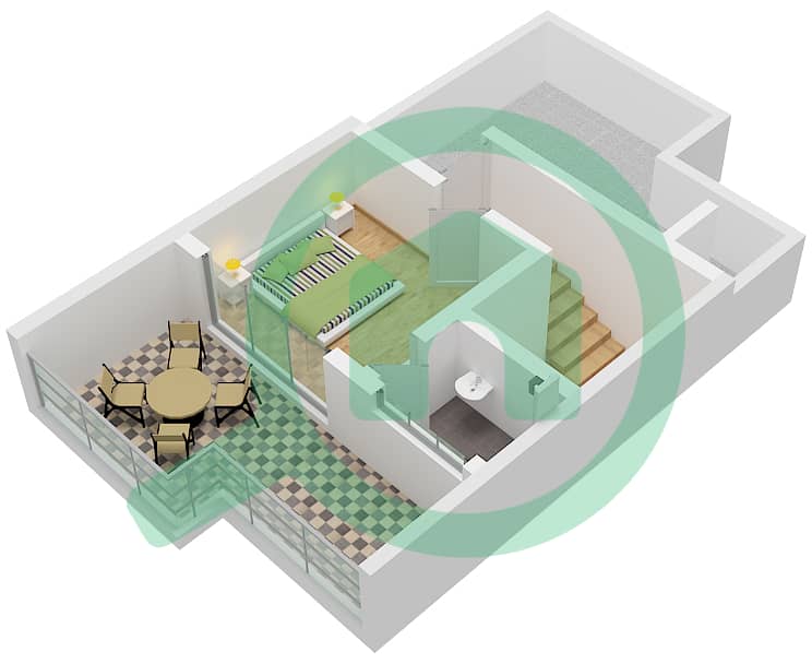 Eterno Prestige Villas - 4 Bedroom Villa Type TH12-M (FUTURE EXPANSION) Floor plan Type TH12-M (Future Expansion) Floor Roof interactive3D