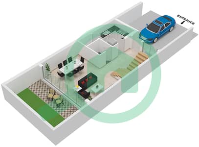 Eterno Prestige Villas - 3 Bedroom Villa Type TH12-M Floor plan