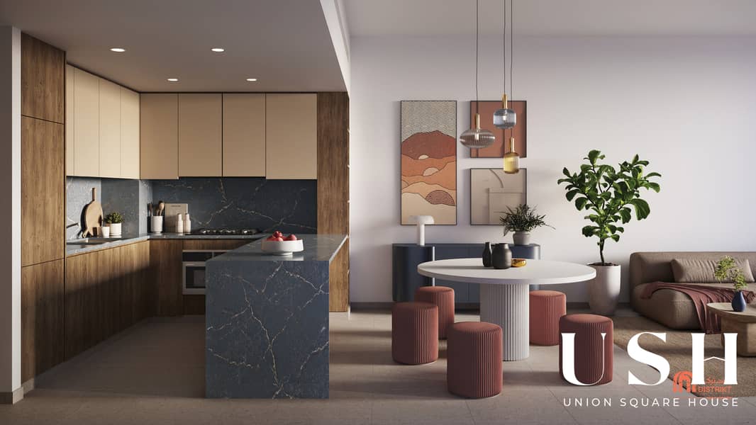 4 DISTRIKT Ghaf Woods_2BD Kitchen & Livingroom Horizon_Dark. jpg