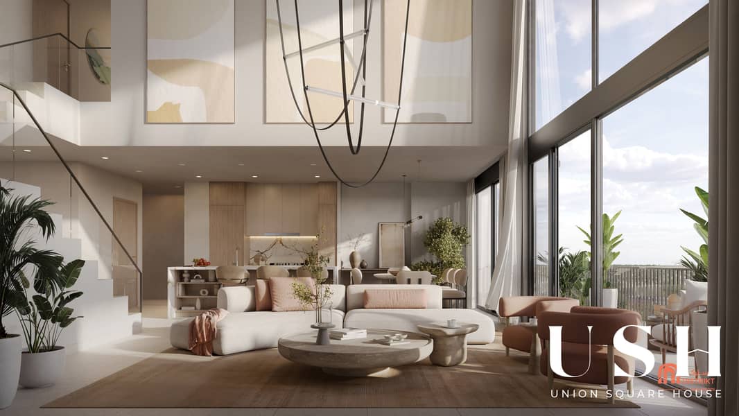 9 DISTRIKT Ghaf Woods_3BD Penthouse Living Room. jpg