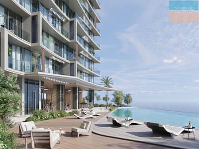 阿尔马扬岛， 拉斯海玛 1 卧室公寓待售 - Cala del Mar - pool deck. jpg
