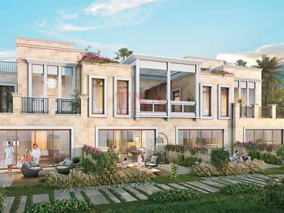 大马士革湖住宅， 迪拜 4 卧室联排别墅待售 - Damac_Lagoons_Malta-Gallery-00. jpg