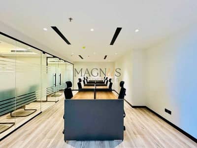 Office for Rent in Jumeirah Lake Towers (JLT), Dubai - ELEGANT FURNISHED | GLASS PARTITIONED | NEXT TO METRO