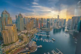 1BR with Marina View | High Floor| Prime Spot