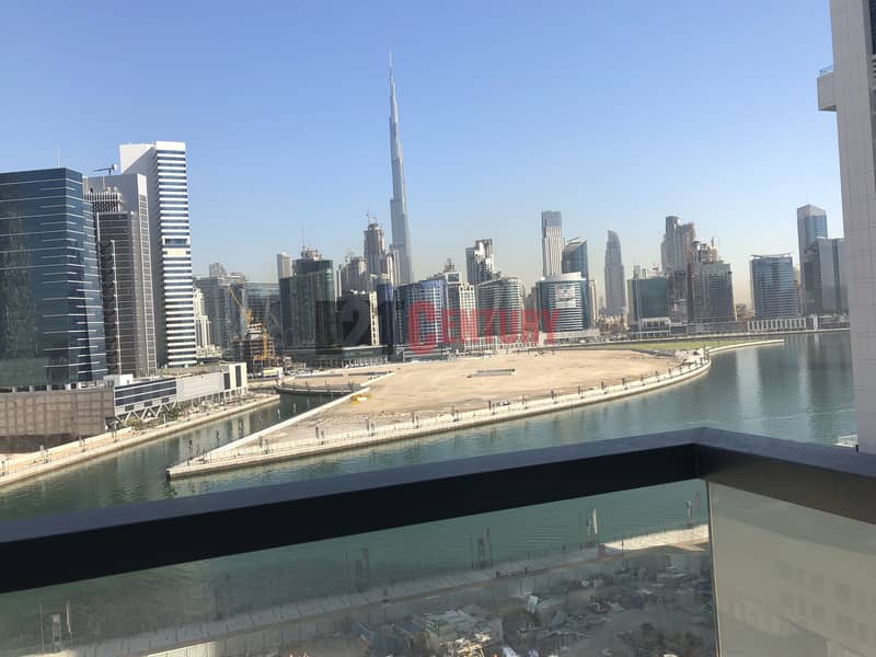 Brand New! 2 BR + Maid's Room Canal Burj View