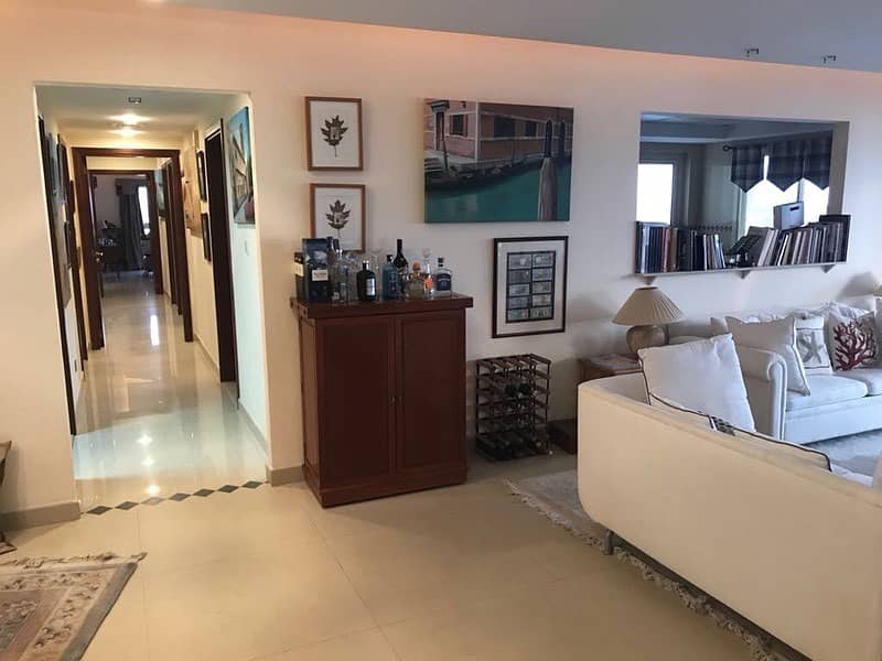 For sale unique sea and marina view flat 4 beds with nanny room