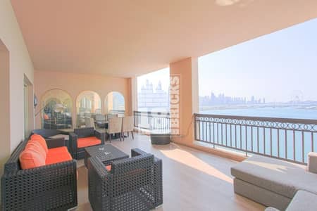 فلیٹ 4 غرفة نوم للبيع في نخلة جميرا، دبي - Sea View | Fully Upgraded | Maid's Room فلیٹ 4 غرفة نوم للبيع في نخلة جميرا، دبي - Sea View | Fully Upgraded | Maid's Room
