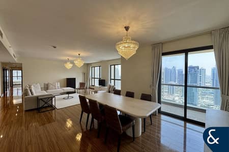 4 Bedroom Flat for Rent in Jumeirah Beach Residence (JBR), Dubai - Upgraded | Fully Furnished | Marina View