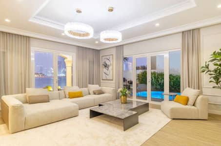 5 Bedroom Villa for Rent in Palm Jumeirah, Dubai - High number | Renovated | Bills Included