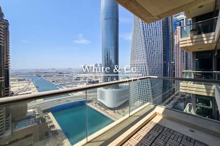 2 Bedroom Flat for Sale in Dubai Marina, Dubai - Water Views | Vacant Now | 2 Balconies
