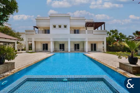 5 Bedroom Villa for Rent in Emirates Hills, Dubai - Elegant 5BR Mansion | Lake View | Sector E