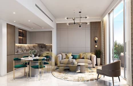 阿拉伯城， 迪拜 1 卧室单位待售 - 1BR_Living. jpg