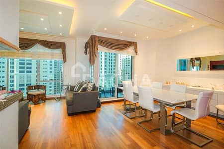 2 Bedroom Flat for Rent in Dubai Marina, Dubai - Fully Furnished | Marina View | Spacious Layout