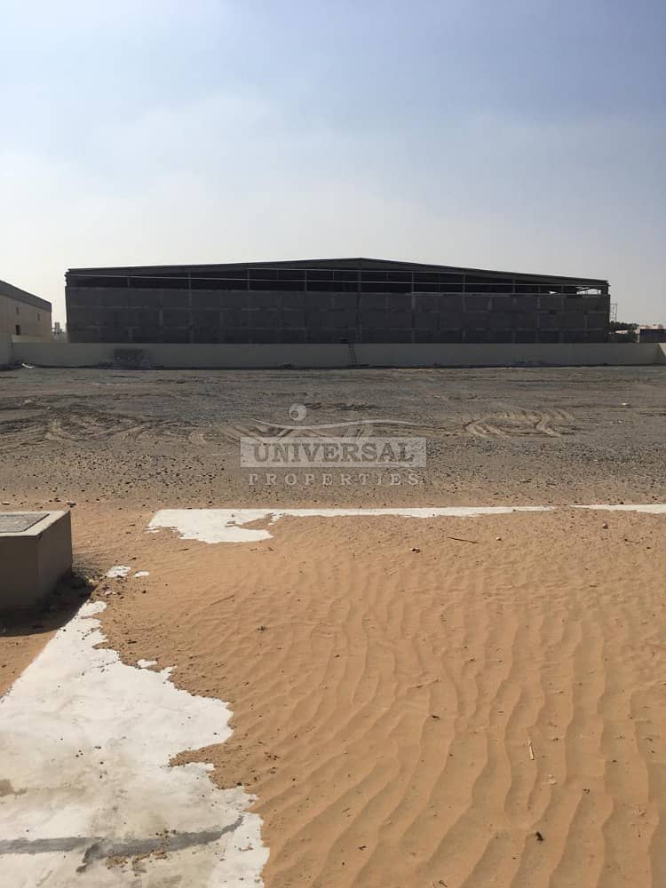 14500 sqft yard available for rent with 1 office in Al Jurf Ajman