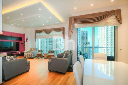 2 Bedroom Flat for Rent in Dubai Marina, Dubai - Chiller Free | Maids | Upgraded