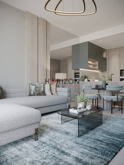Студия Продажа в Арджан, Дубай - 1 Bedroom living 3. jpg