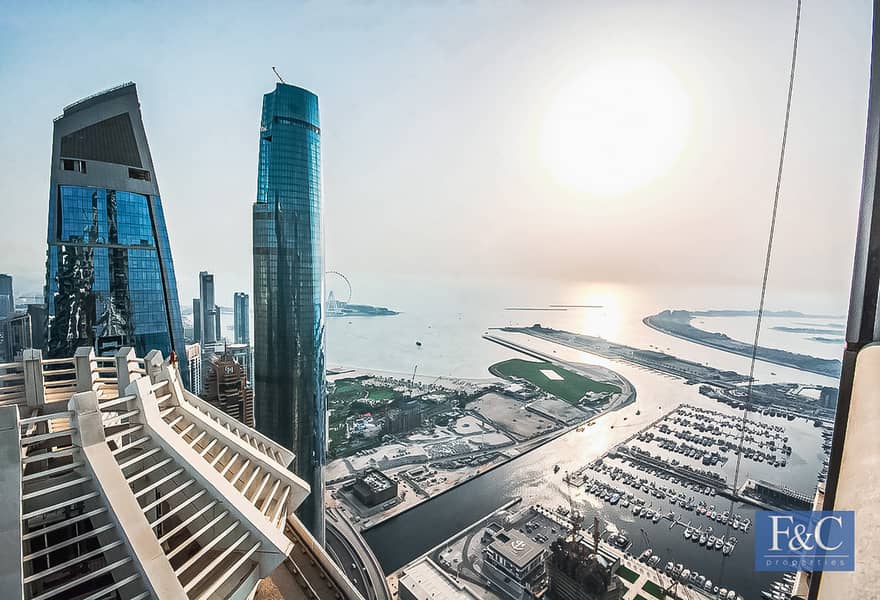 Квартира в Дубай Марина，Принцесс Тауэр, 2 cпальни, 135000 AED - 12222643