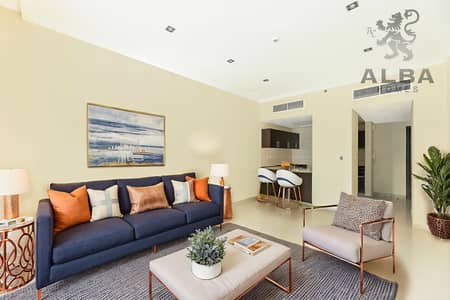 فلیٹ 2 غرفة نوم للايجار في دبي مارينا، دبي - IMG_0753-HDR-Edit - Living Room - Modern - 1. jpg