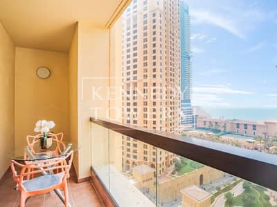 朱美拉海滩住宅（JBR）， 迪拜 1 卧室公寓待租 - 1004-balcony (1). jpg
