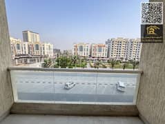 شقه غرفتين وصاله قريه الاميرة مطله على الحديقه