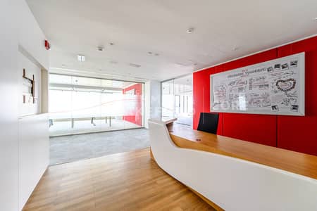 Office for Rent in Jumeirah Lake Towers (JLT), Dubai - Fully Fitted Office with Partitions | Half Floor