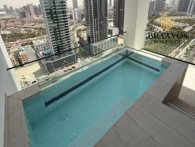2 Bedroom Flat for Rent in Jumeirah Village Circle (JVC), Dubai - WITH PRIVATE POOL | MIDDLE FLOOR | UNFURNISHED