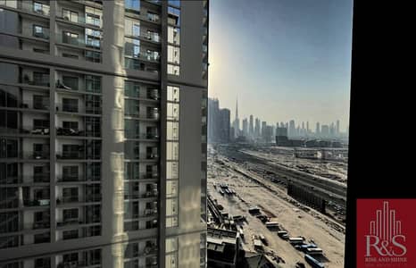 1 Bedroom Apartment for Rent in Sobha Hartland, Dubai - Vacant | High Floor | Burj Khalifa Views l 1-Cheque