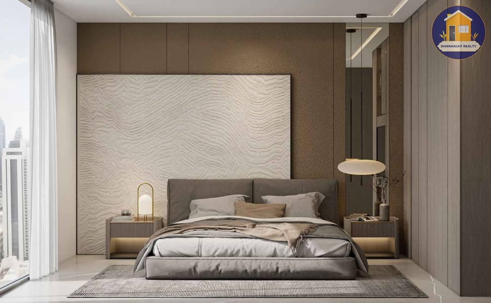 2 cozy bedroom in a 4 bedroom townhouse at Marwa Homes 4 JVC. jpg