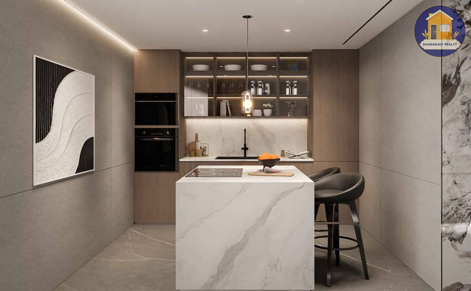 6 kitchen in a 4 bedroom JVC townhouse at Marwa Homes 4. jpg