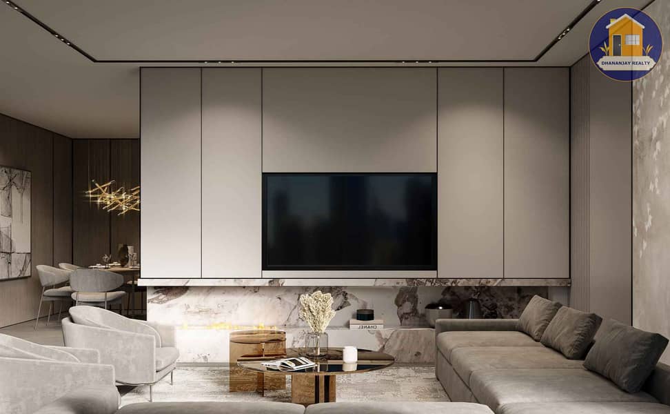 living room in a 4 bedroom JVC townhouse at Marwa Homes 4. jpg living room in a 4 bedroom JVC townhouse at Marwa Homes 4. jpg
