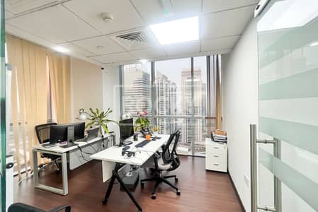 Office for Rent in Jumeirah Lake Towers (JLT), Dubai - Vacating Sept 2025 | Fitted | 2 Cheque