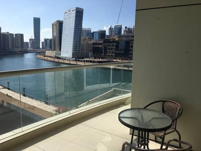 1 Bedroom Apartment for Rent in Business Bay, Dubai - Large 1 BR | Semi Furnished | Canal View