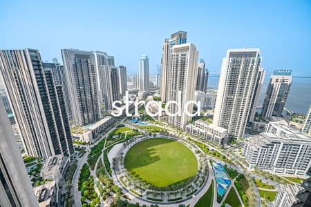 2 Bedroom Apartment for Rent in Dubai Creek Harbour, Dubai - Semi Closed Kitchen | High Floor | Park Views