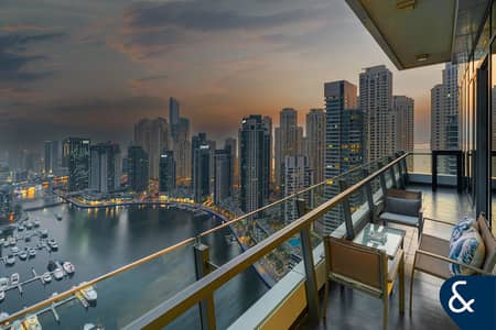 2 Bedroom Apartment for Sale in Dubai Marina, Dubai - Luxury Renovation | Full Marina View | Vacant