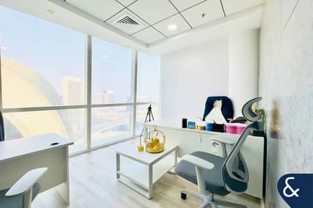 Office for Rent in Business Bay, Dubai - Fitted Office | B2B Tower | High Floor
