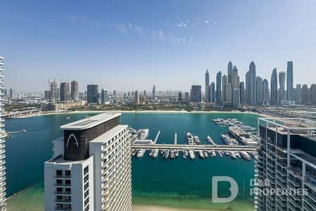 2 Bedroom Apartment for Rent in Dubai Harbour, Dubai - Full Marina View | Beach Access | Ready To Move In