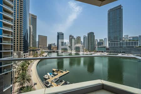 2 Bedroom Flat for Rent in Dubai Marina, Dubai - Full marina view | Vacant | Low floor