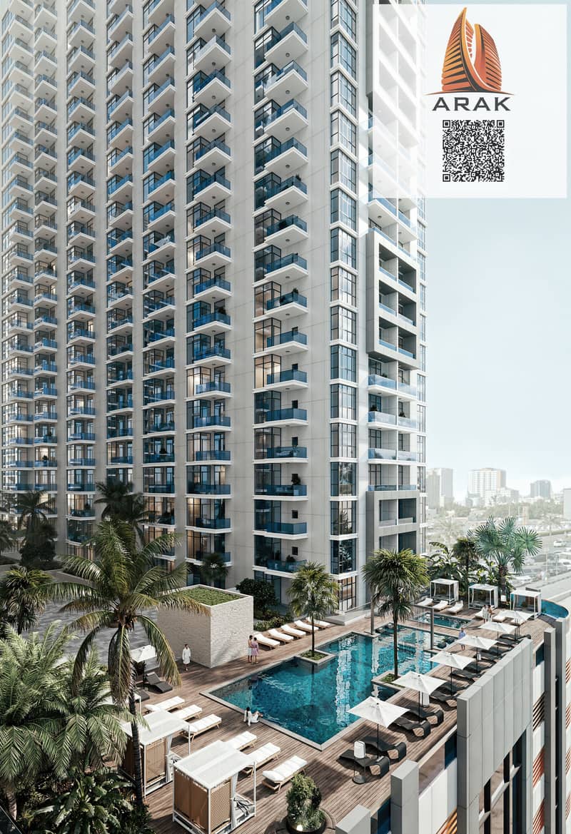 9 Ajman Creek Towers Pool View 2. jpg