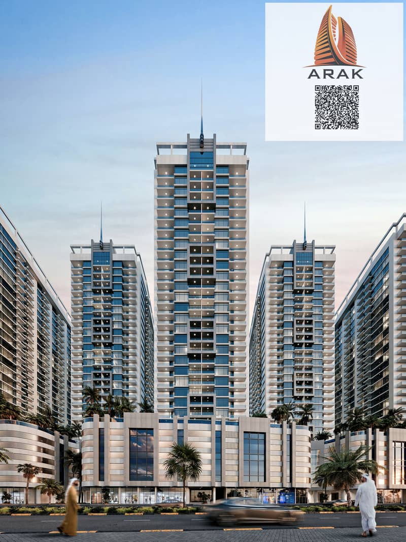 14 Ajman Creek Towers Single Tower View. jpg
