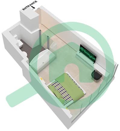 Ciel Tower - Studio Apartment Unit 7 FLOOR 14-17,8-21,23-38 Floor plan