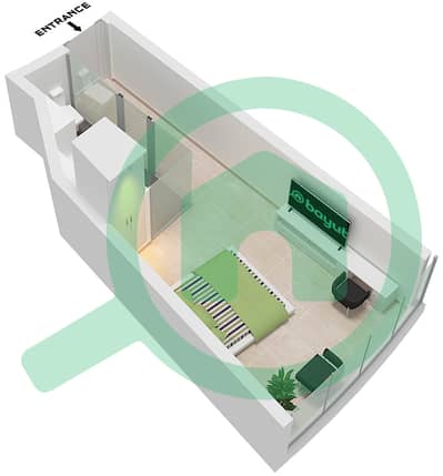 Ciel Tower - Studio Apartment Unit 10 FLOOR 14-17,8-21,23-38 Floor plan